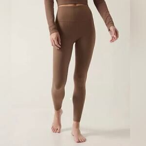 Athleta Salutation Stash Tight Rustic Beige Size XXS NWT